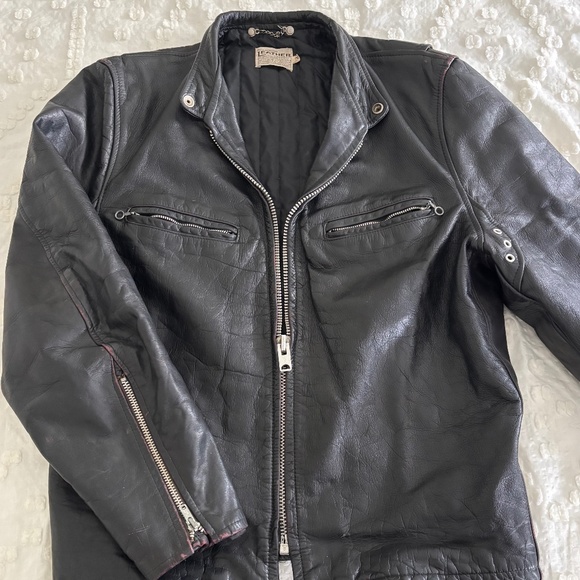 Vintage Genuine Leather Jacket - Picture 1 of 8
